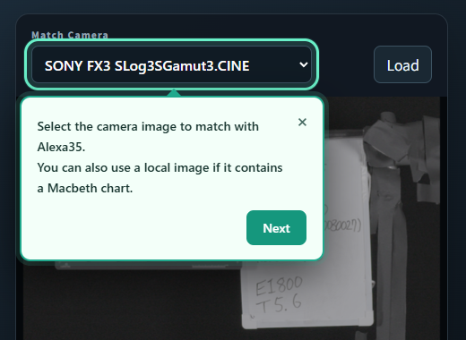 CMT Tool screen in English