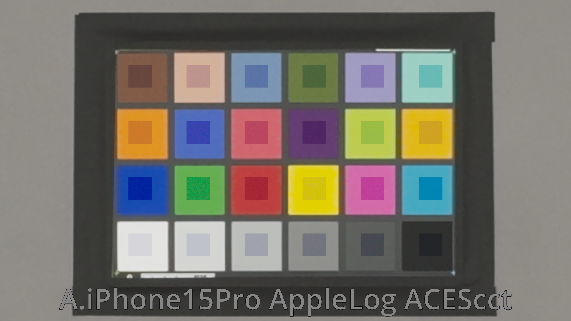 iPhone15Pro AppleLogにResolveでIDT適用